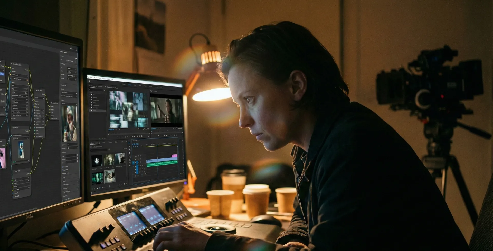 Director on set using CULTSHOT